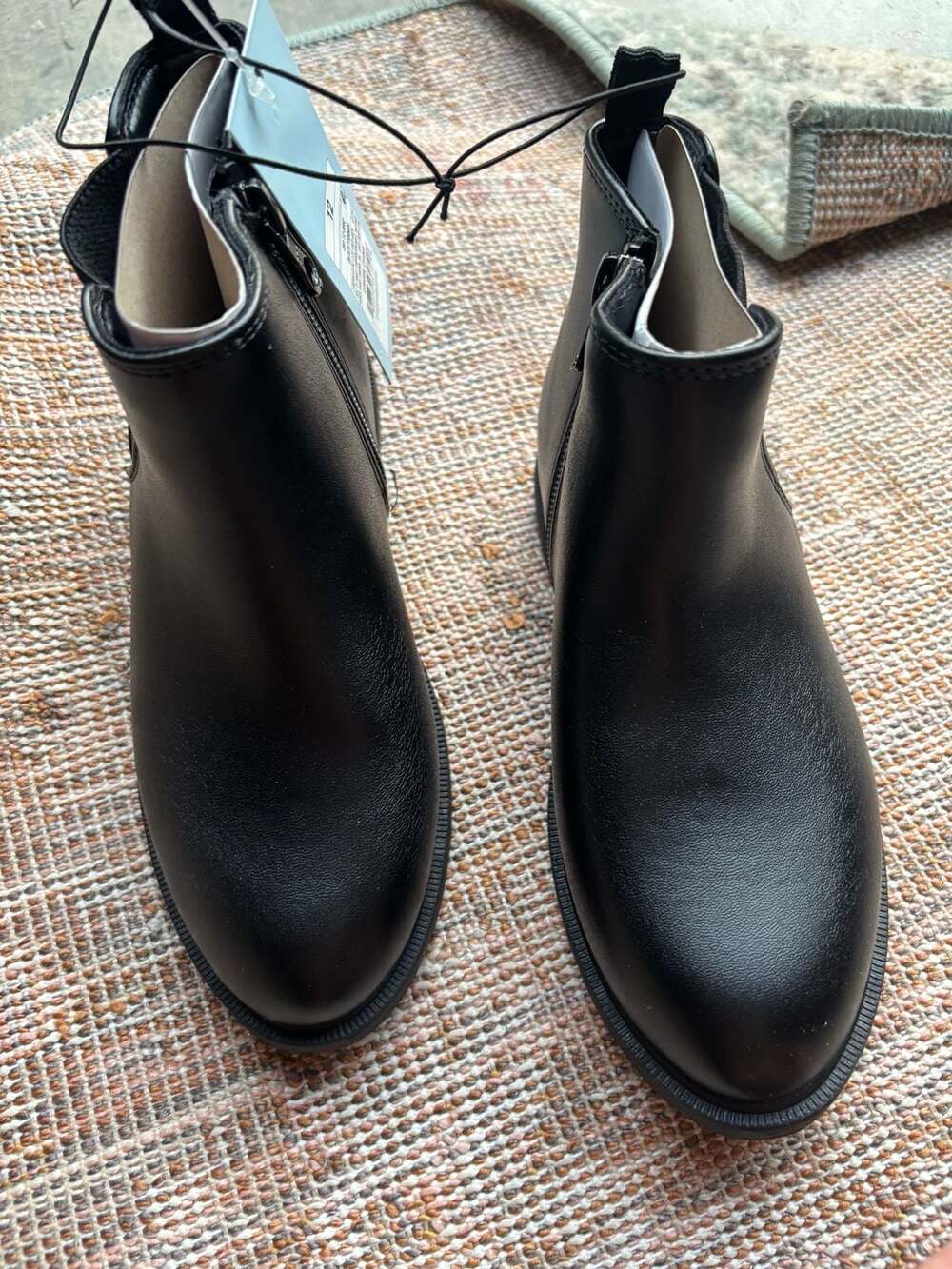 Cat & Jack Black/Tanner Ankle Boots Size 12